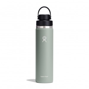 Agave Hydro Flask 24 oz Wide Mouth with Flex Chug Cap | PSHKCJV-67