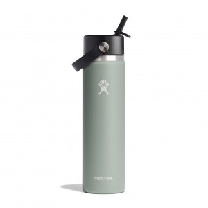 Agave Hydro Flask 24 oz Wide Mouth with Flex Straw Cap | ZBVFSEN-14