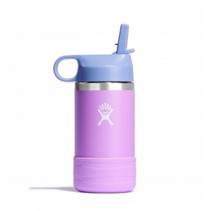 Anemone Hydro Flask 12 oz Kids Wide Mouth w/ Straw Cap | RIFDWLK-57