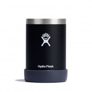 Black Hydro Flask 12 oz Cooler Cup | FEVPHIM-92