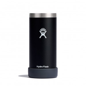 Black Hydro Flask 12 oz Slim Cooler Cup | WKBUYIP-26