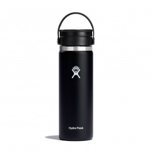 Black Hydro Flask 20 oz Coffee with Flex Sip™ Lid | LAFKSQZ-32