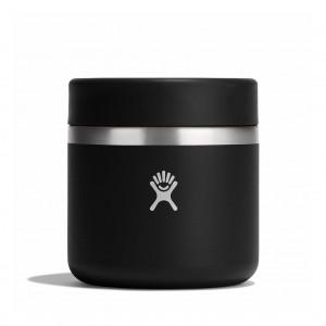 Black Hydro Flask 20 oz Insulated Food Jar | VCXNUSH-31