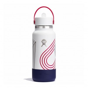 Hydro Flask USA 32 oz Wide Mouth with Flex Straw Cap | PKFWALT-36