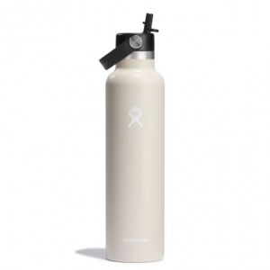 Oat Hydro Flask 24 oz Standard Mouth with Flex Straw Cap | PJHYTEF-79