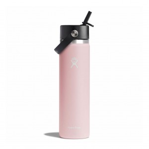 Trillium Hydro Flask 24 oz Wide Mouth with Flex Straw Cap | UFYCZQP-48