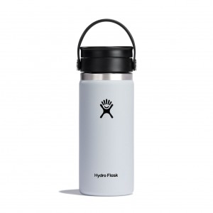 White Hydro Flask 16 oz Coffee with Flex Sip™ Lid | REMKCSN-46