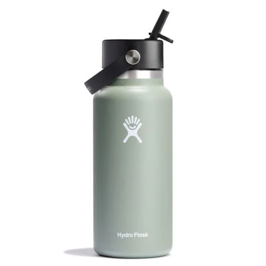 Agave Hydro Flask 32 oz Wide Mouth with Flex Straw Cap | DIWXRKS-32