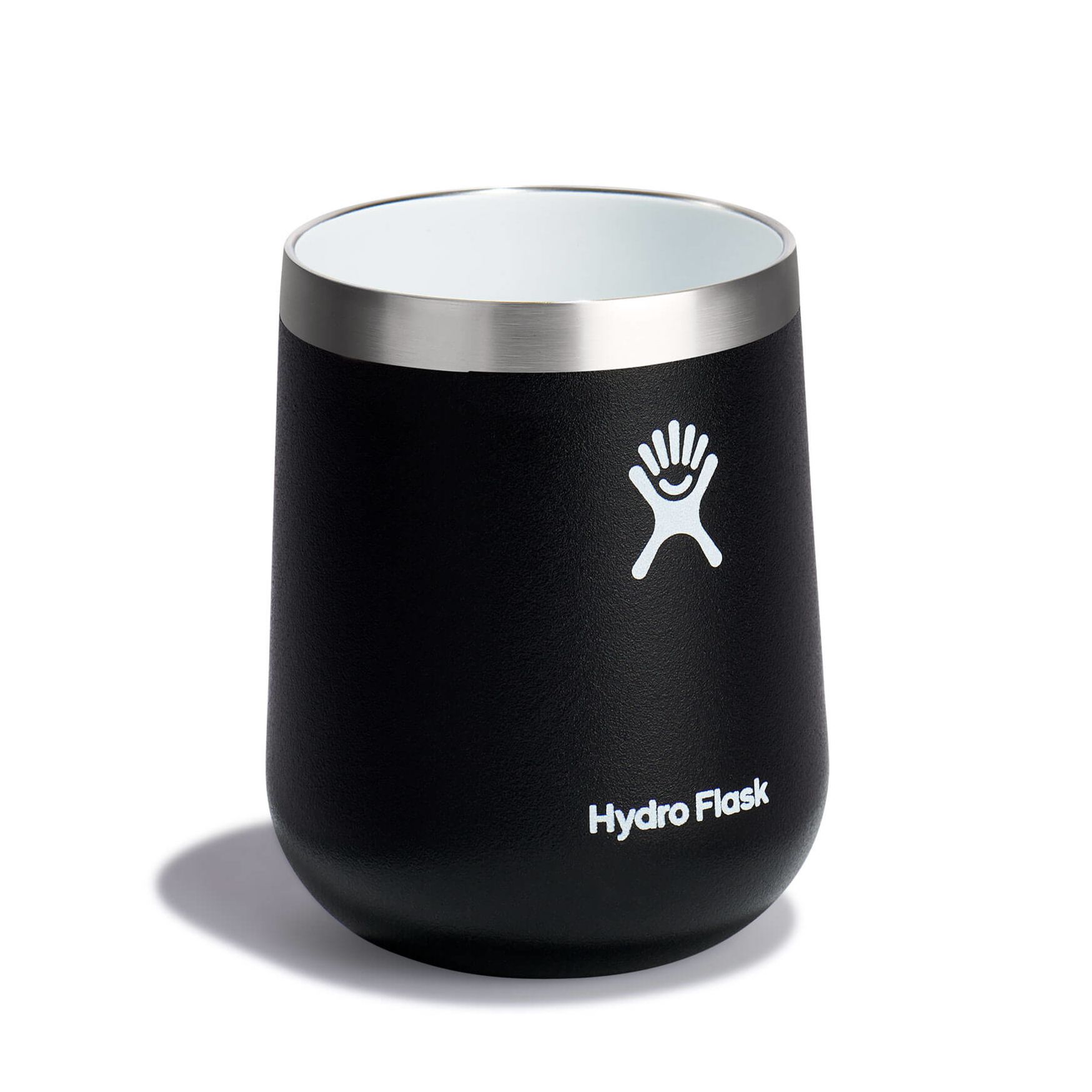 Black Hydro Flask 10 oz Wine Tumbler | HVUABIP-92