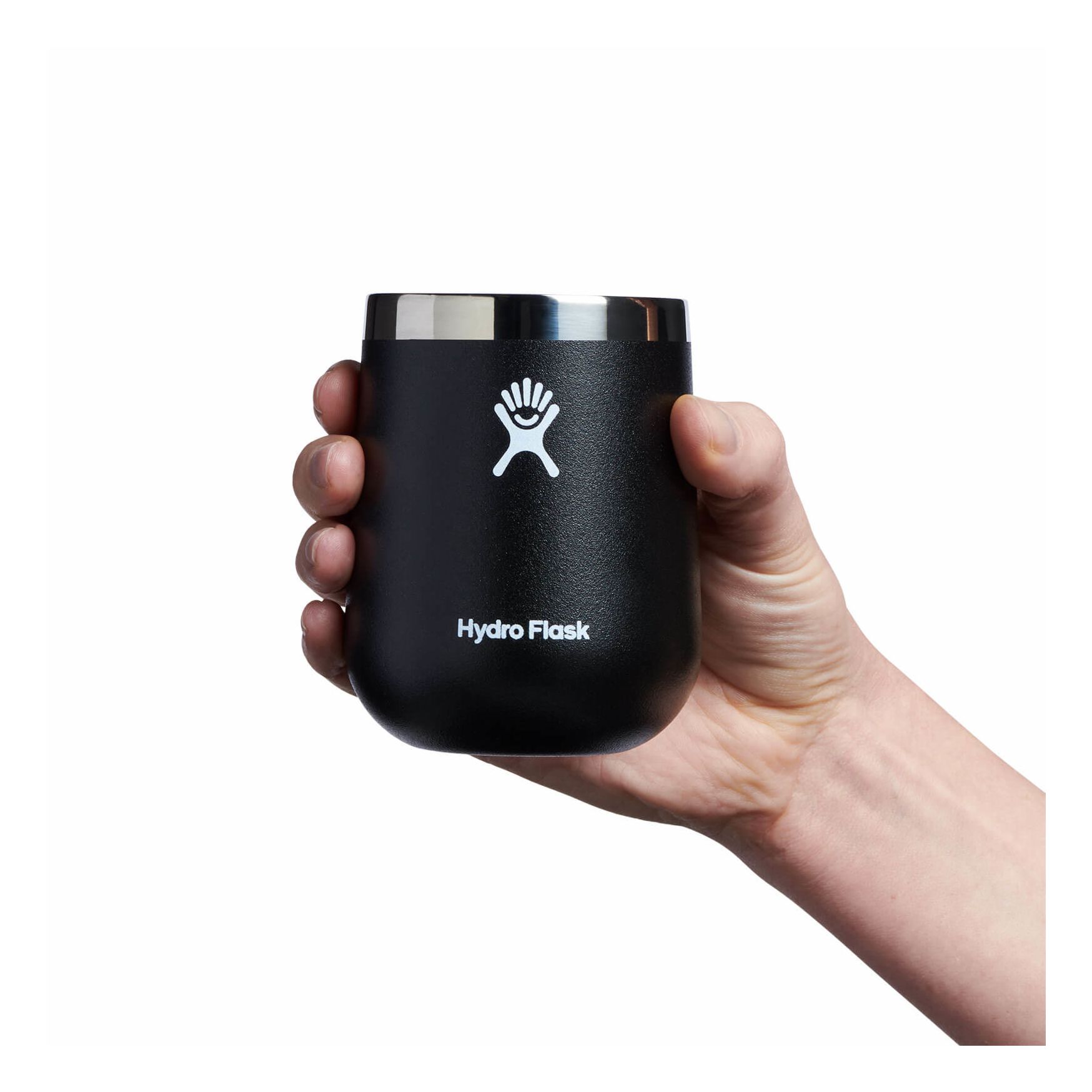 Black Hydro Flask 10 oz Wine Tumbler | HVUABIP-92