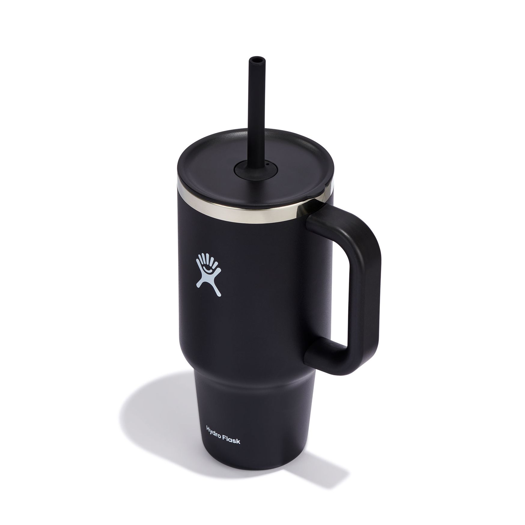 Black Hydro Flask 32 oz All Around™ Travel Tumbler | WGZVBPE-13