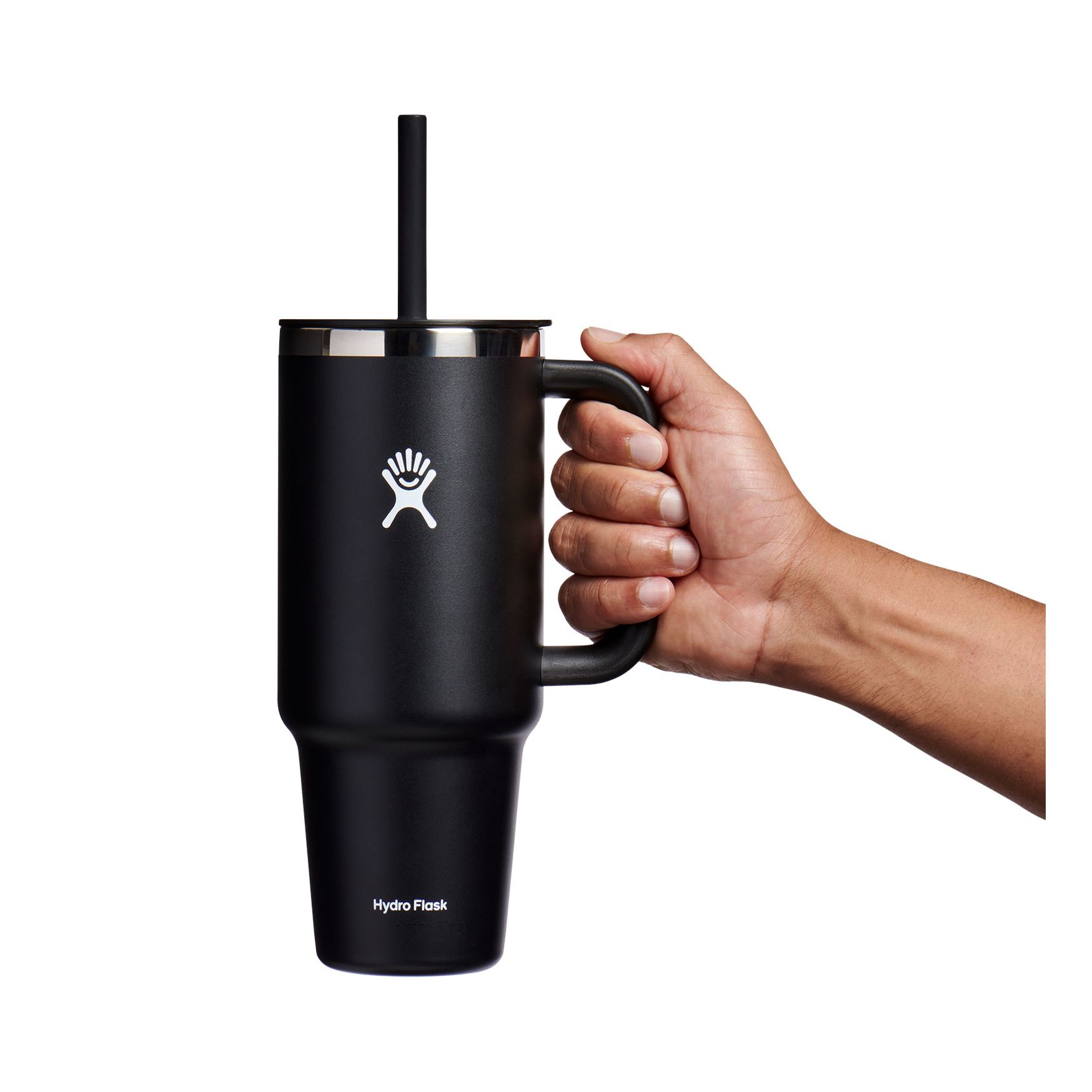 Black Hydro Flask 40 oz All Around™ Travel Tumbler | ZQCKPNB-43