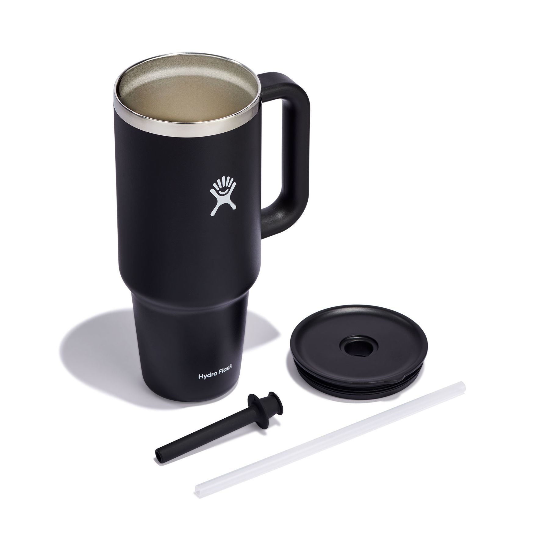 Black Hydro Flask 40 oz All Around™ Travel Tumbler | ZQCKPNB-43