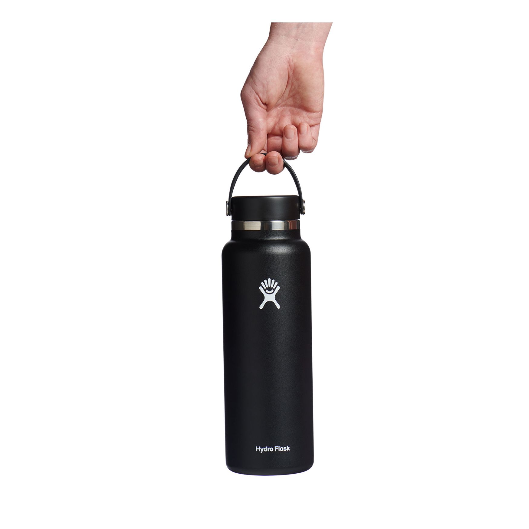 Black Hydro Flask 40 oz Wide Mouth | MPEAGBS-72