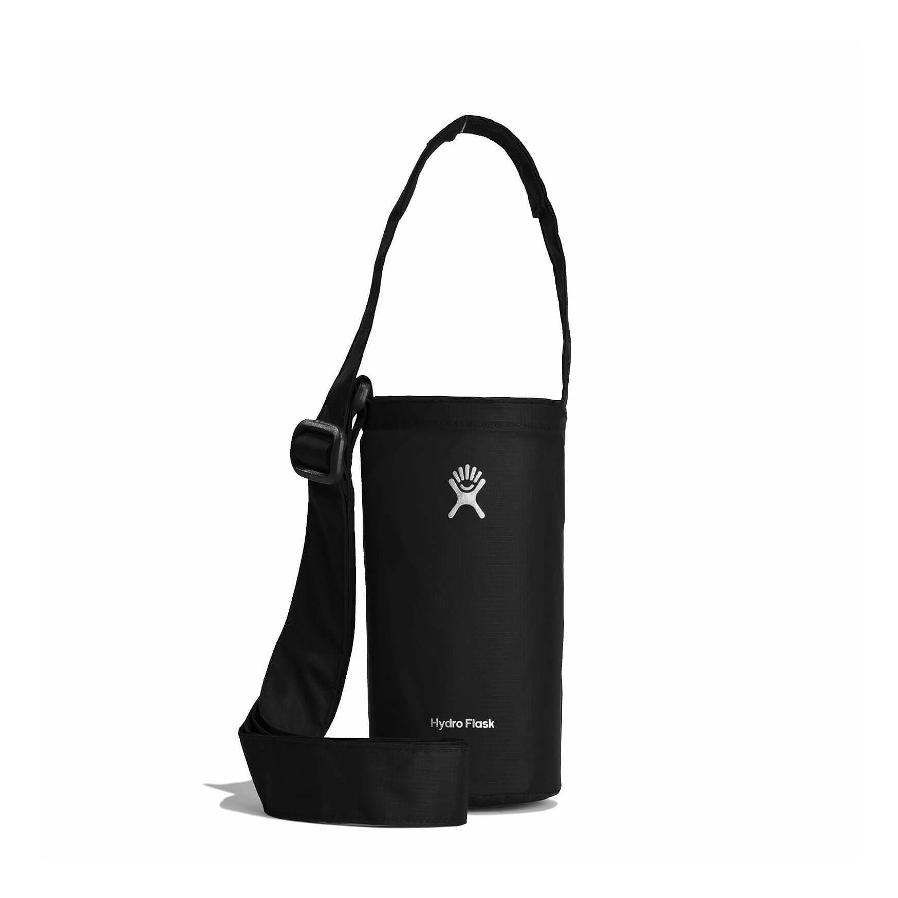 Black Hydro Flask Medium Packable Bottle Sling | UFMIBZH-20