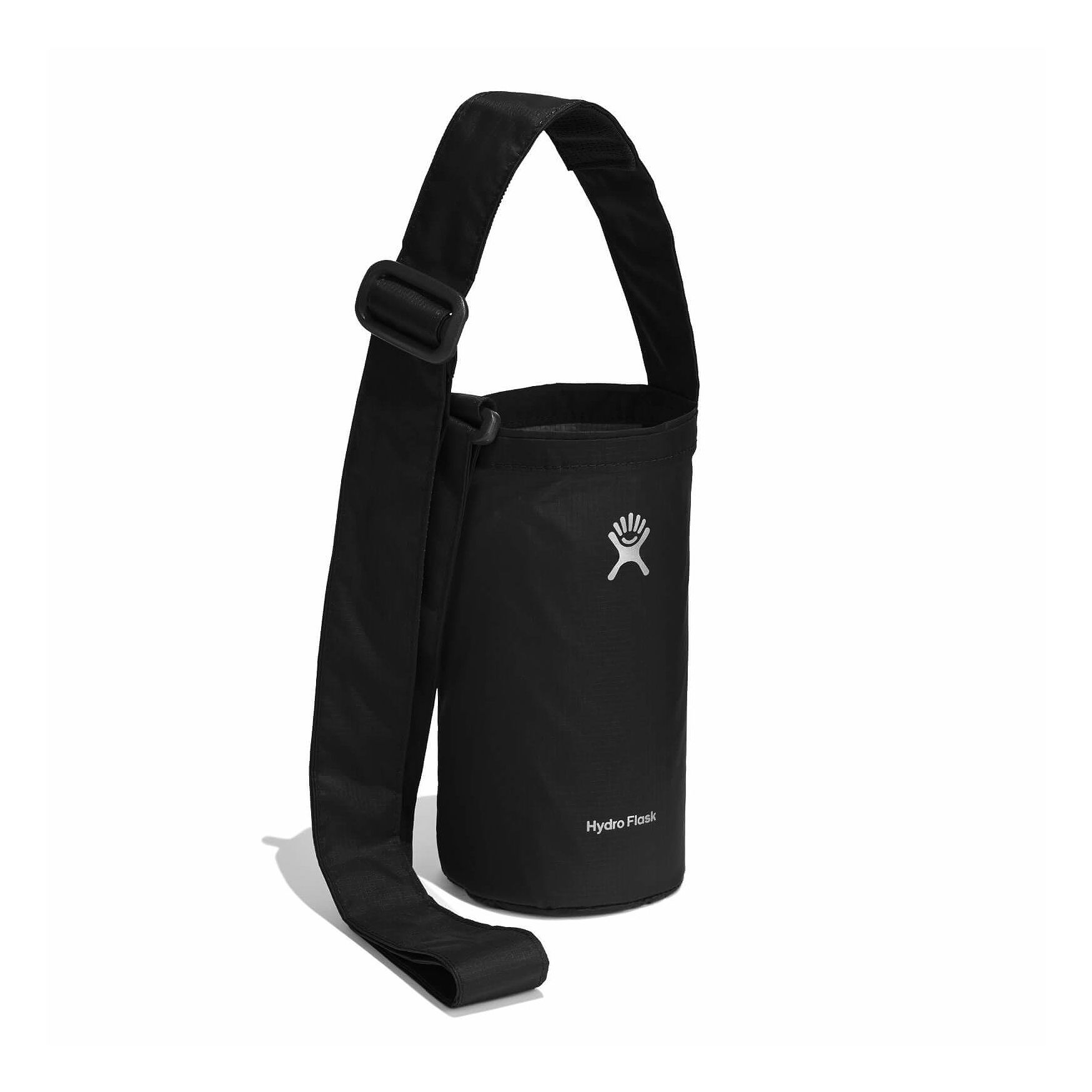 Black Hydro Flask Medium Packable Bottle Sling | UFMIBZH-20