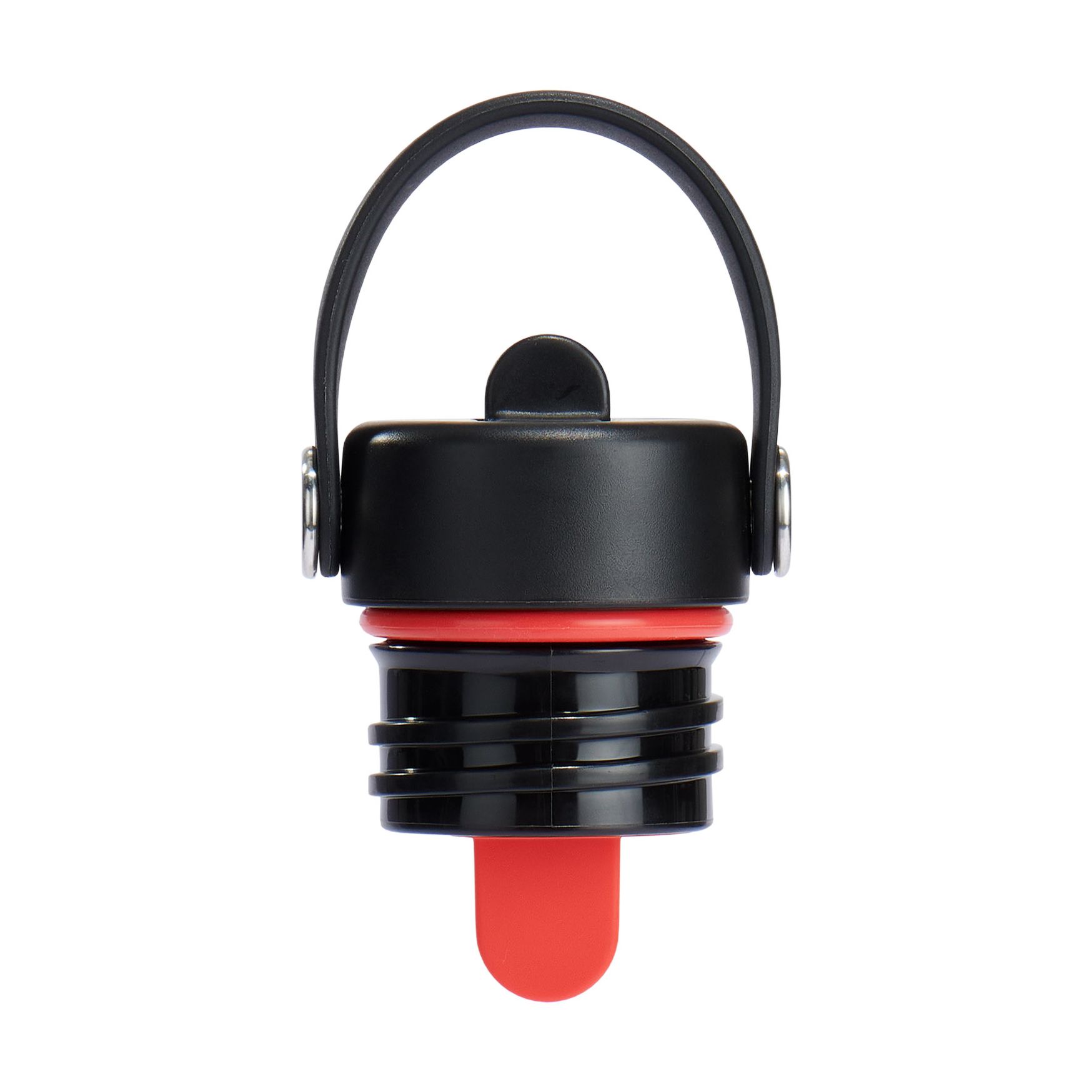 Black Hydro Flask Standard Mouth Flex Straw Cap | YODJLTW-35