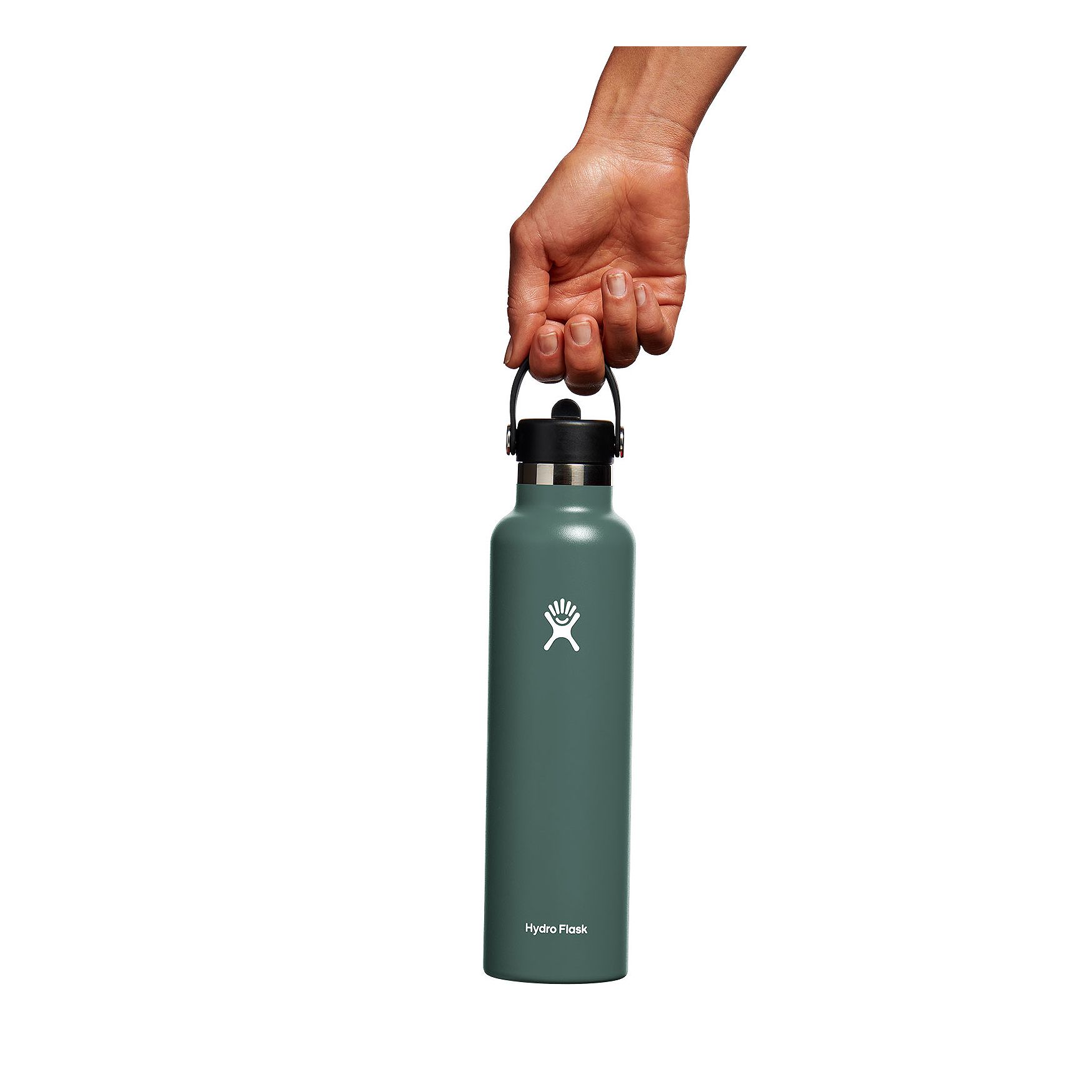 Fir Hydro Flask 24 oz Standard Mouth with Flex Straw Cap | LINCHVQ-34