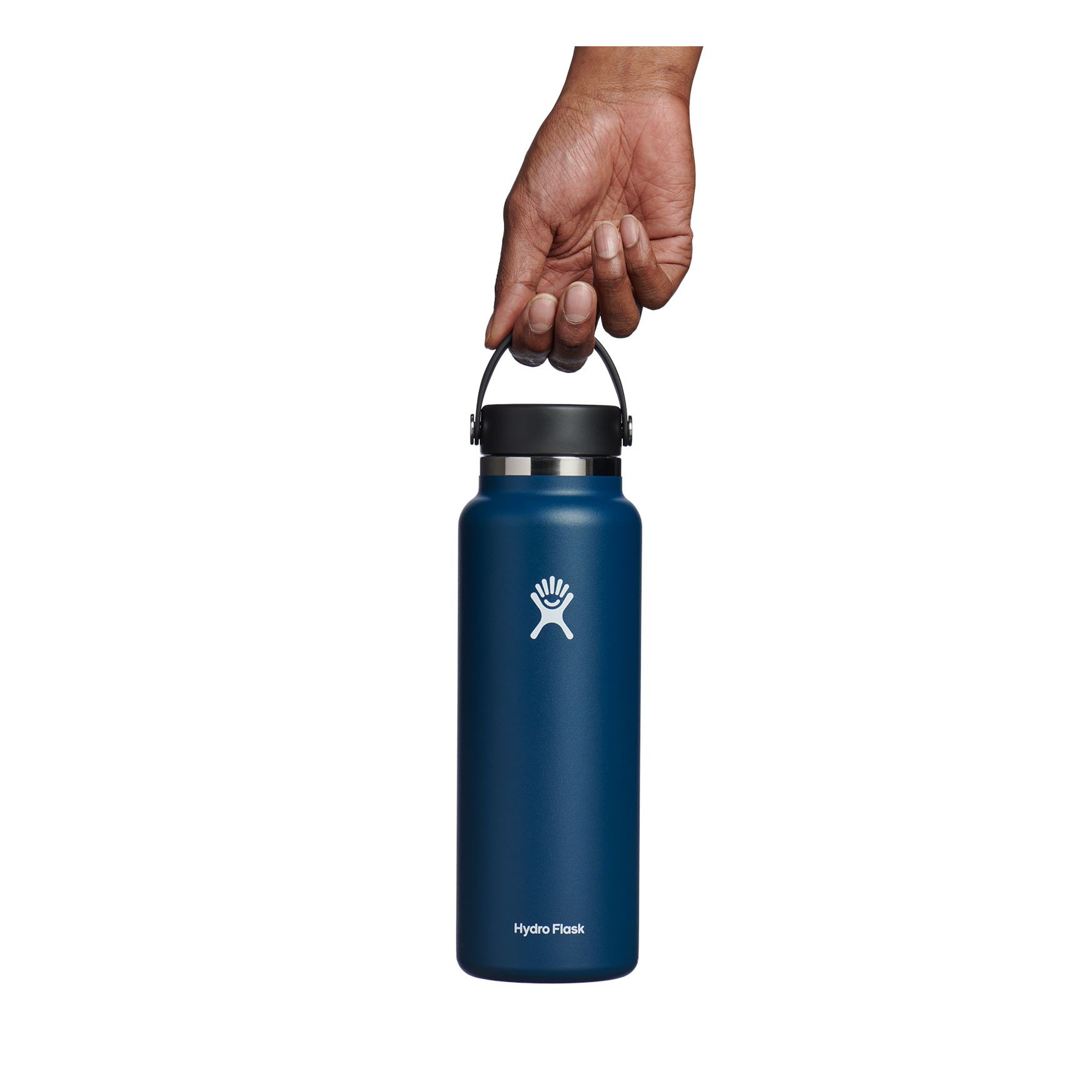 Indigo Hydro Flask 20 oz Wide Mouth | RQMZWXU-37