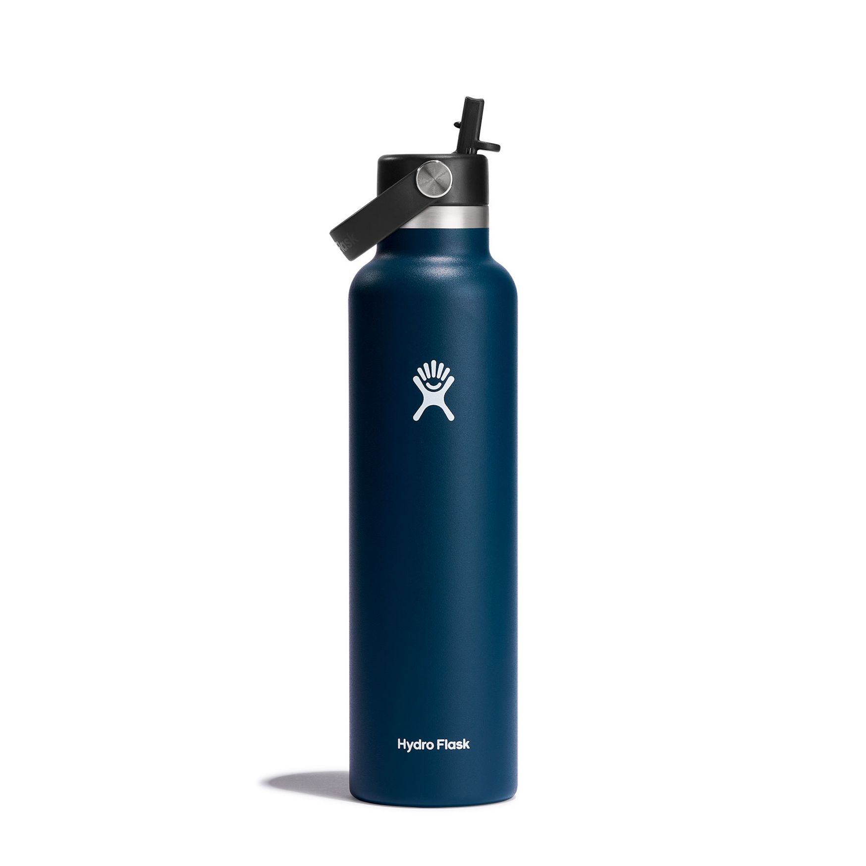 Indigo Hydro Flask 24 oz Standard Mouth with Flex Straw Cap | ZEIOGMR-84