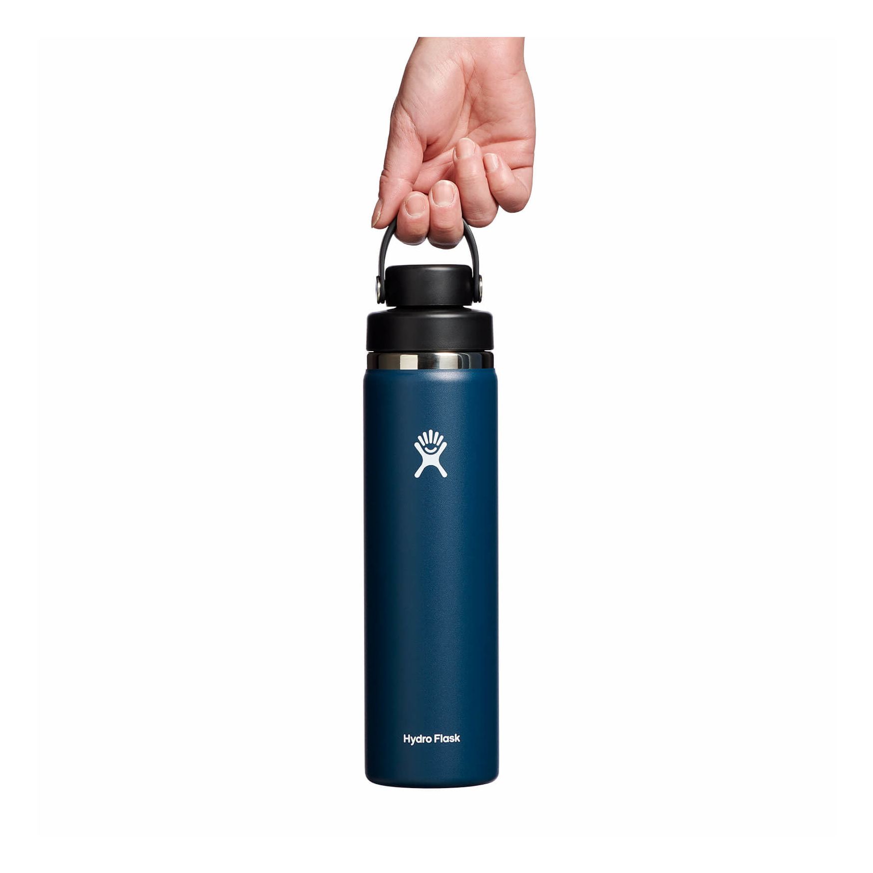 Indigo Hydro Flask 24 oz Wide Mouth with Flex Chug Cap | FUWEIYG-73