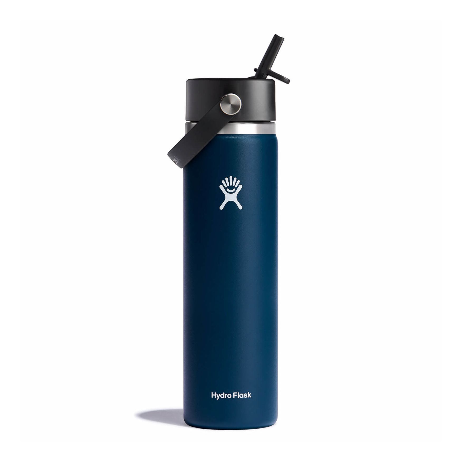 Indigo Hydro Flask 24 oz Wide Mouth with Flex Straw Cap | FXBJYIA-09