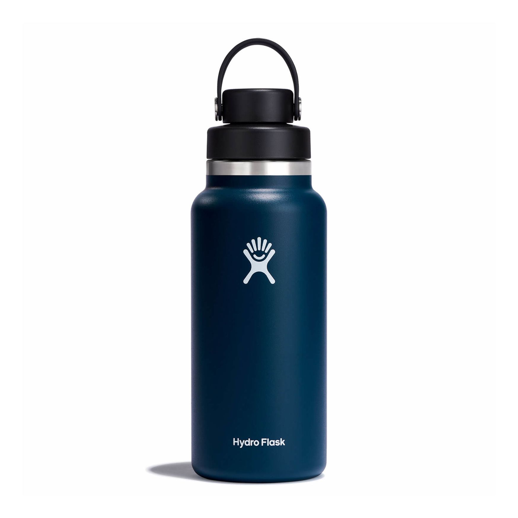 Indigo Hydro Flask 32 oz Wide Mouth with Flex Chug Cap | GXOQUPZ-87