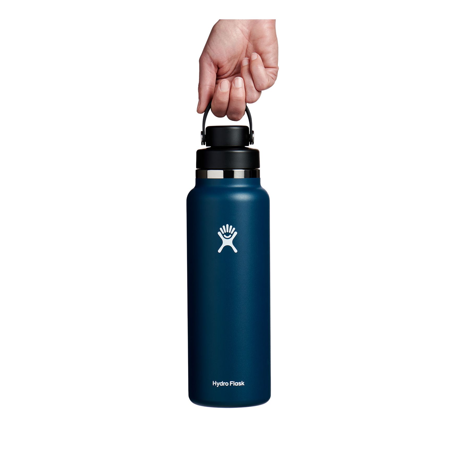 Indigo Hydro Flask 40 oz Wide Mouth with Flex Chug Cap | NKSGBOE-83