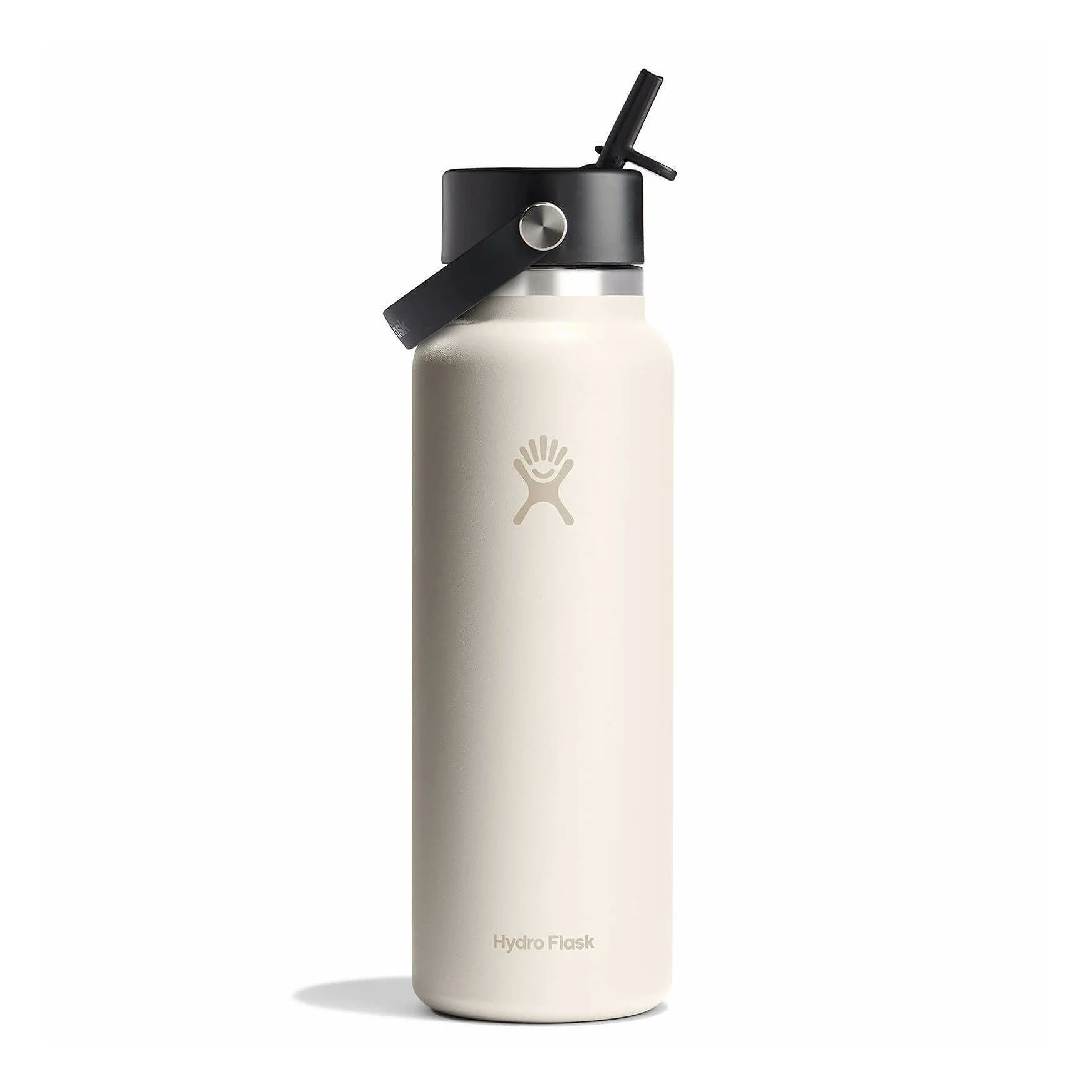 Ivory Hydro Flask 40 oz Wide Mouth with Flex Straw Cap | DOFBCMR-65