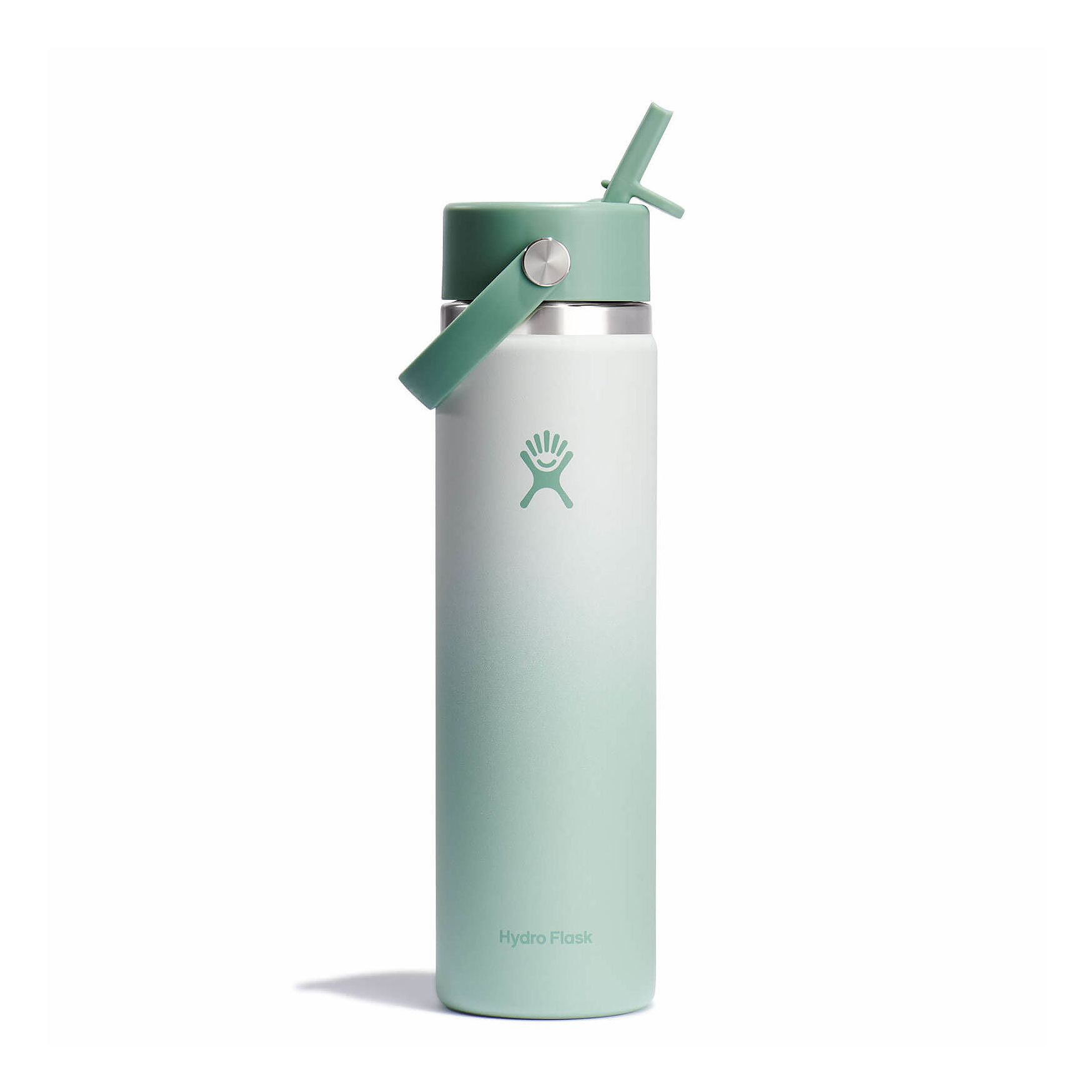 Matcha Ombre Hydro Flask 24 oz Wide Mouth with Flex Straw Cap | TZAPVQI-06