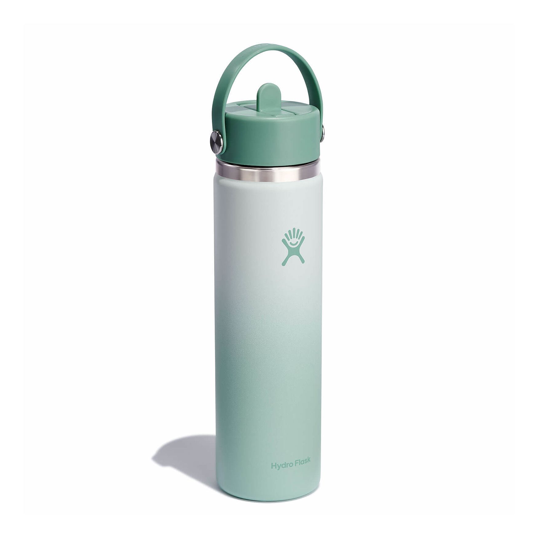 Matcha Ombre Hydro Flask 24 oz Wide Mouth with Flex Straw Cap | TZAPVQI-06