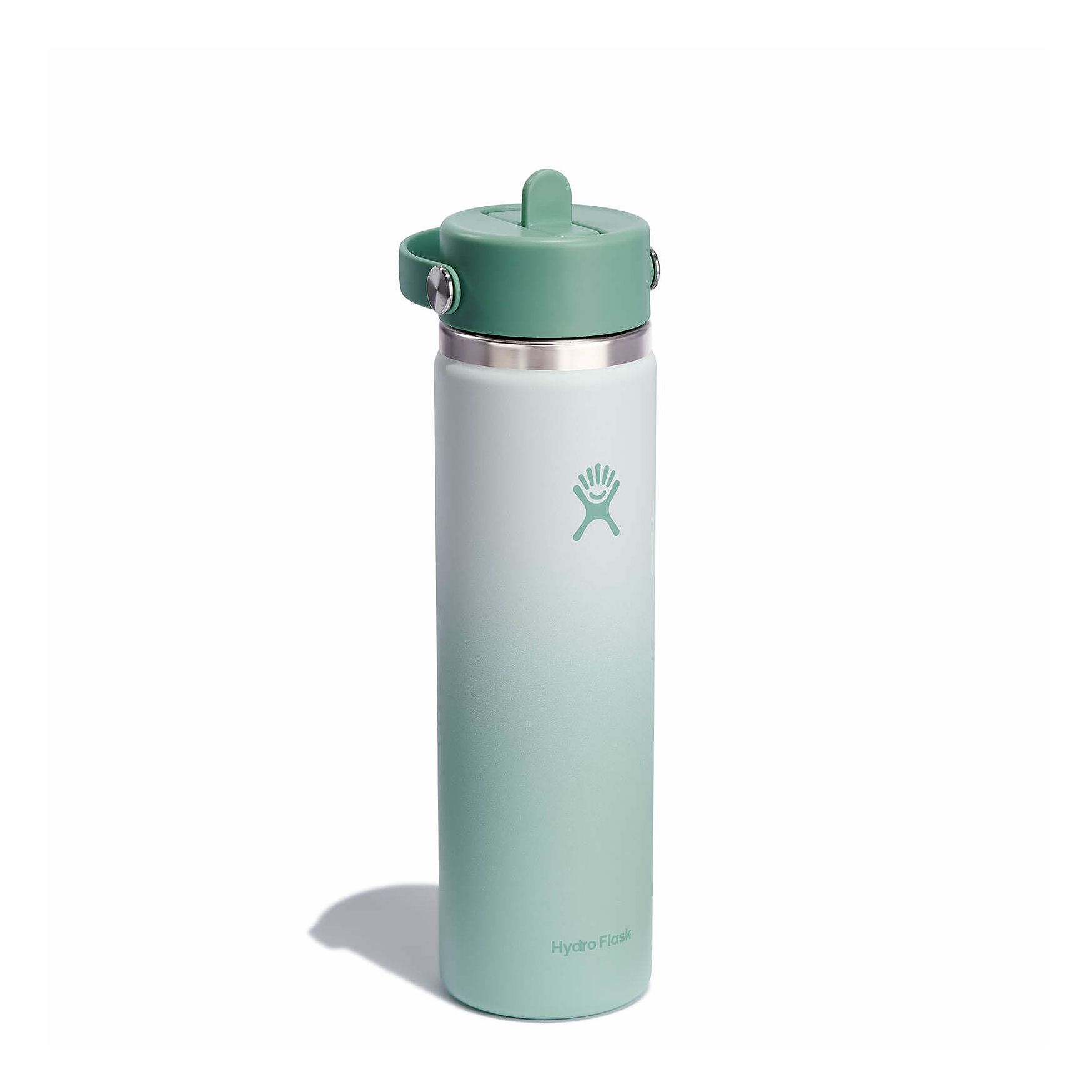 Matcha Ombre Hydro Flask 24 oz Wide Mouth with Flex Straw Cap | TZAPVQI-06