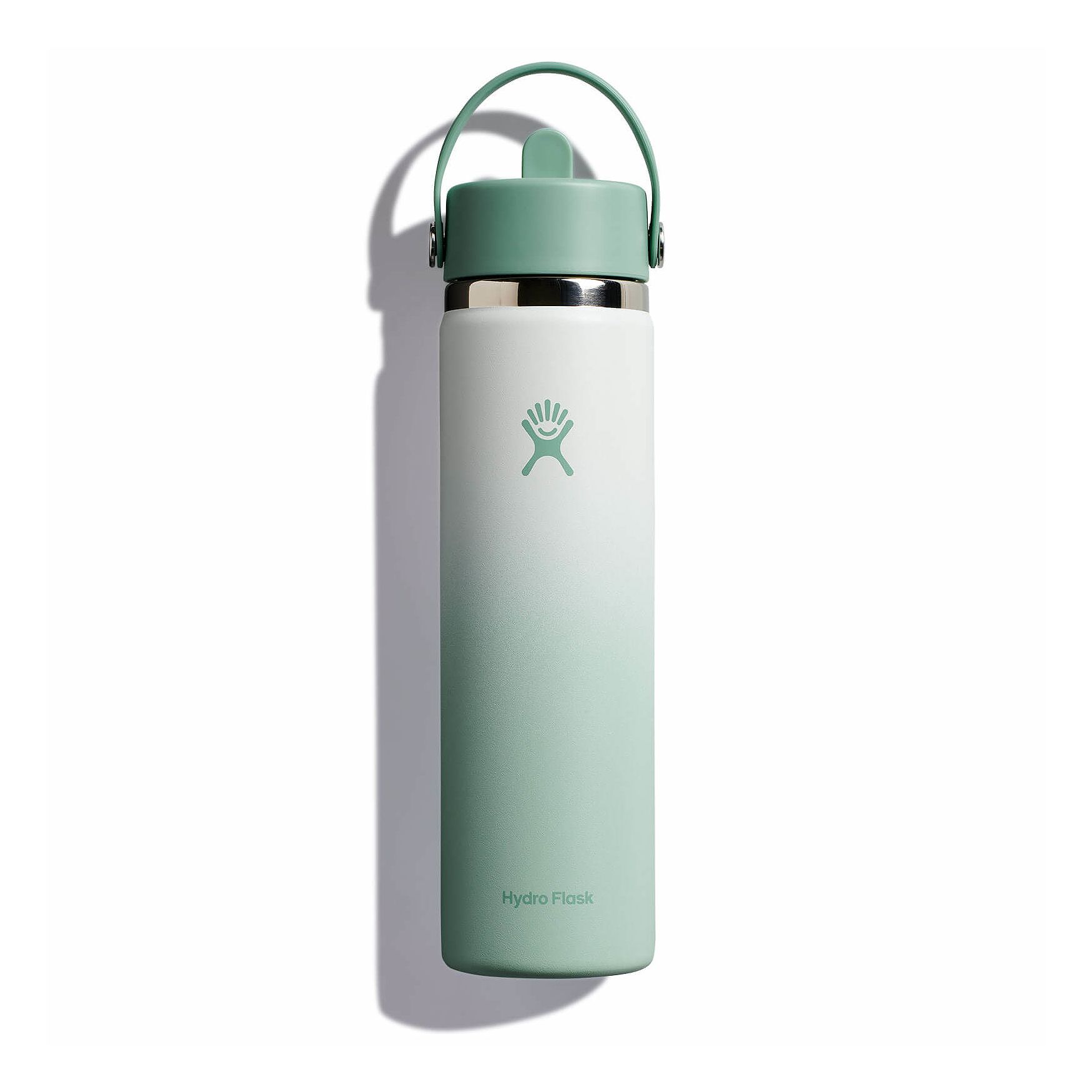 Matcha Ombre Hydro Flask 24 oz Wide Mouth with Flex Straw Cap | TZAPVQI-06