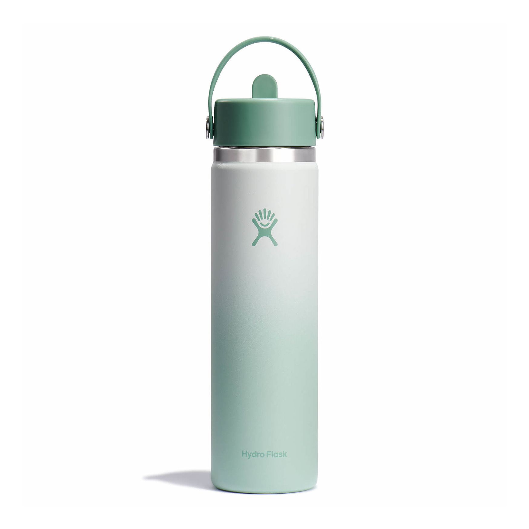 Matcha Ombre Hydro Flask 24 oz Wide Mouth with Flex Straw Cap | TZAPVQI-06