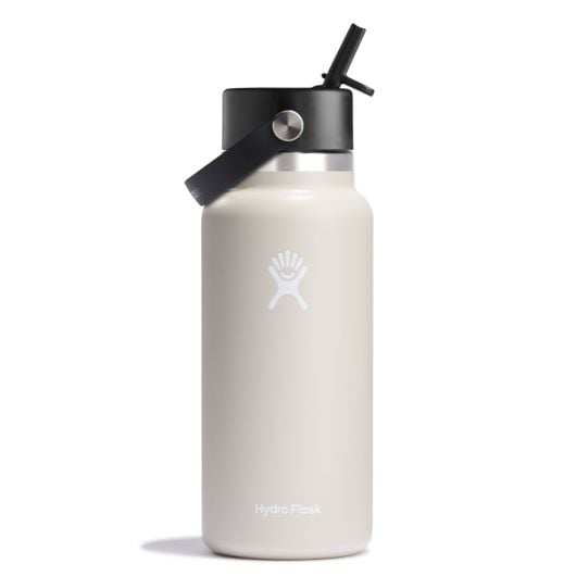 Oat Hydro Flask 32 oz Wide Mouth with Flex Straw Cap | BEVALWP-08