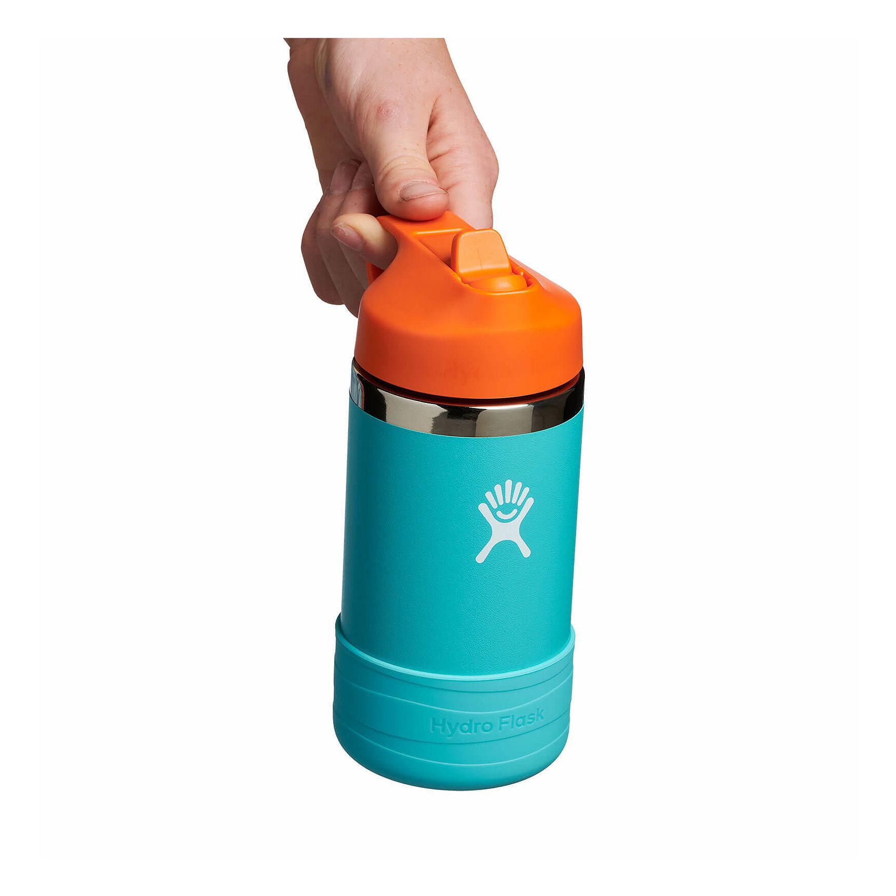 Seaspray Hydro Flask 12 oz Kids Wide Mouth w/ Straw Cap | WCAKHBP-25