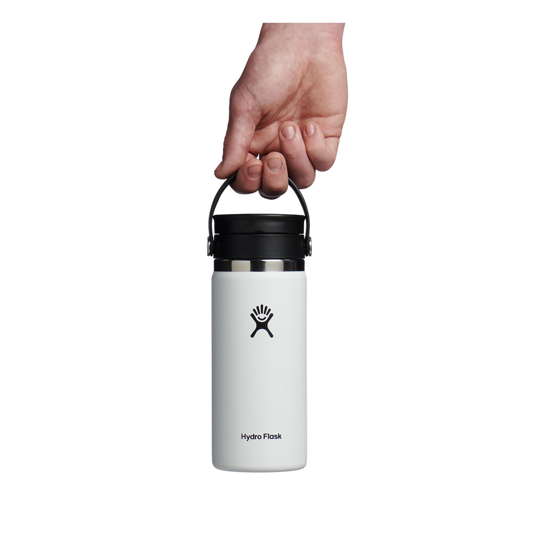 White Hydro Flask 16 oz Coffee with Flex Sip™ Lid | REMKCSN-46