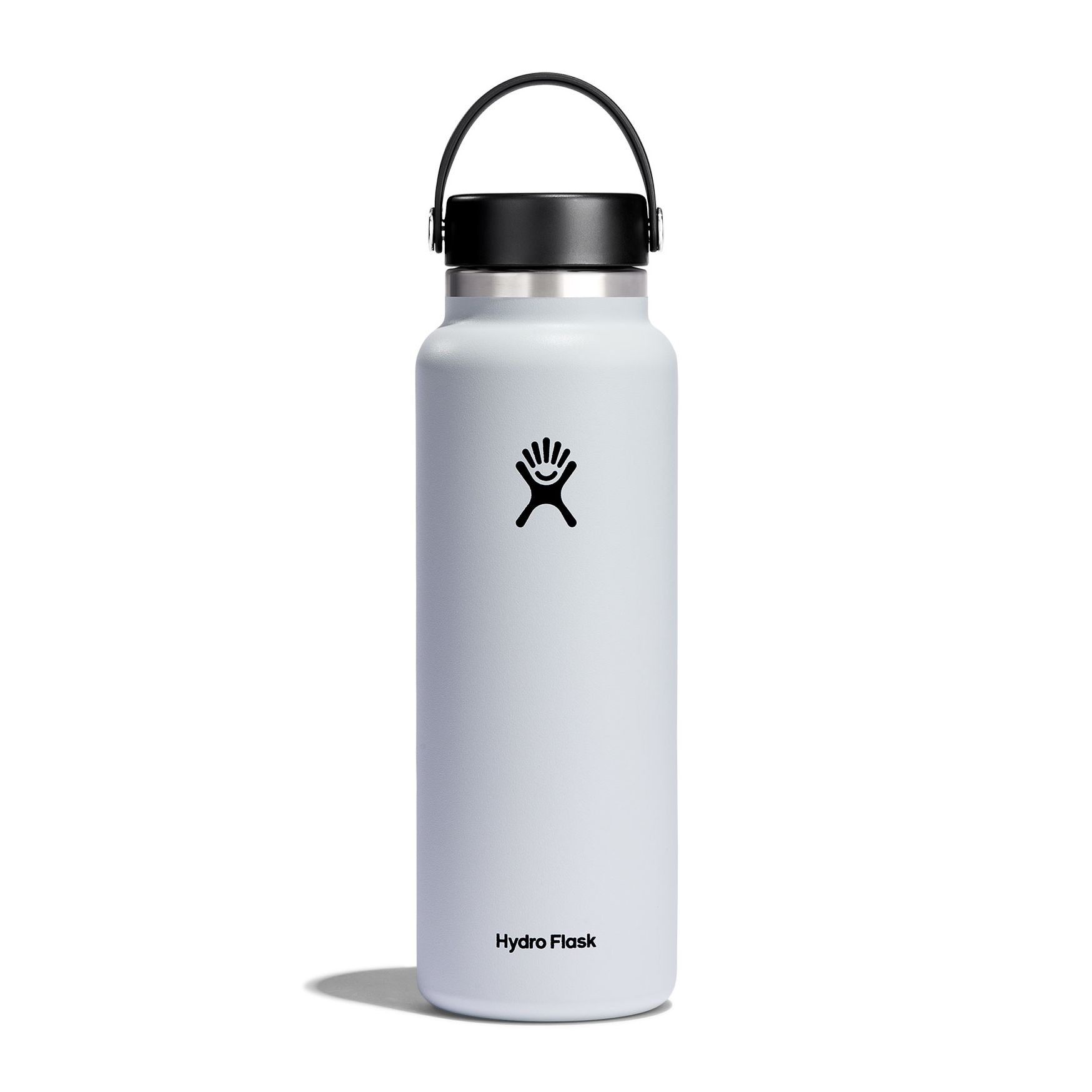 White Hydro Flask 20 oz Wide Mouth | XJIHUAV-74