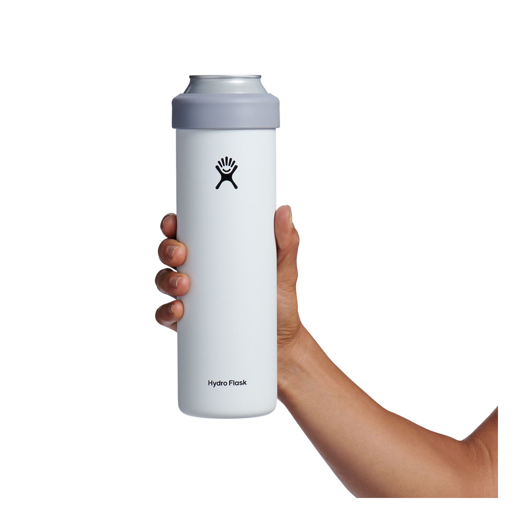 White Hydro Flask Tandem Cooler Cup | PQKSBWR-56